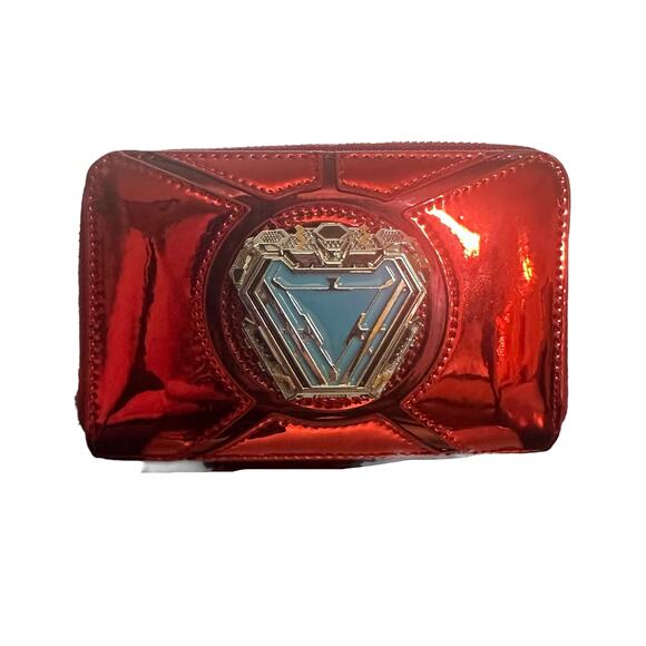 Marvel Loungefly Iron Man 15th Anniversary Zip Around Wallet
Red & gold metallic - Picture 3 of 14